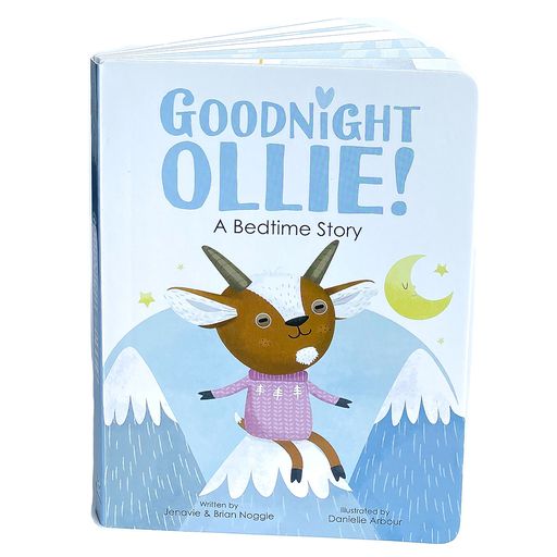 Frankie Dean Dream Blanket and Book, Ollie the Goat, -- ANB Baby