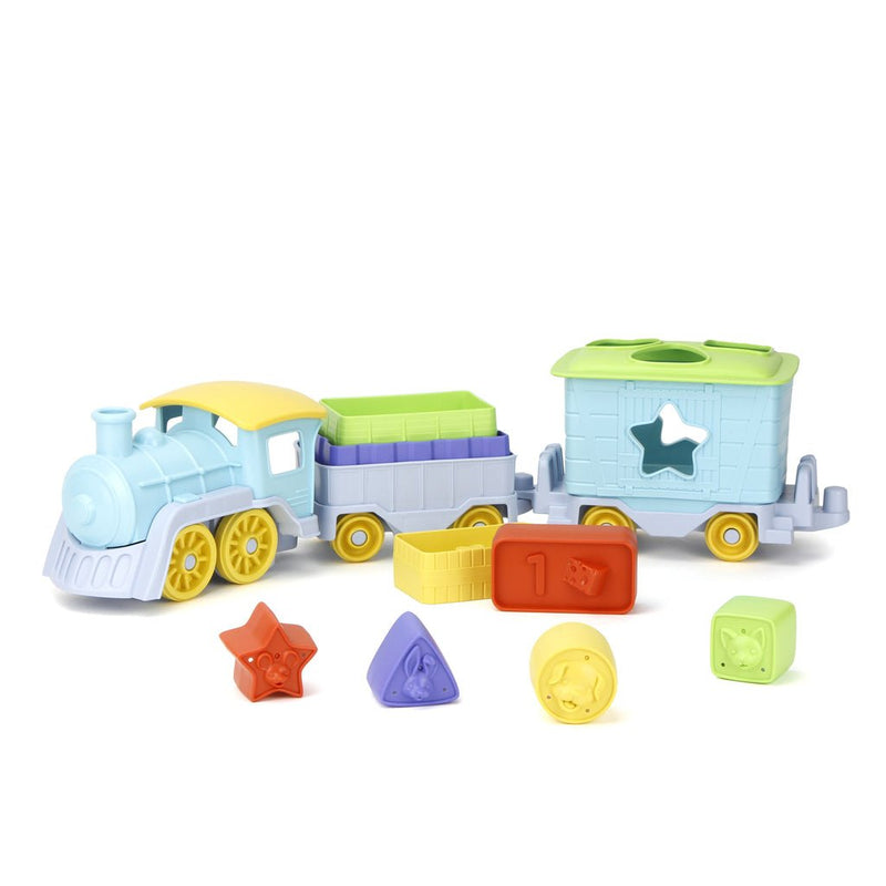 Green Toys Stack & Sort Train, -- ANB Baby