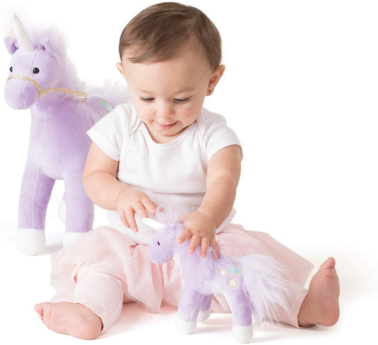 GUND Unicorn Chatters Plush Magical Sound Toy, Pink, -- ANB Baby