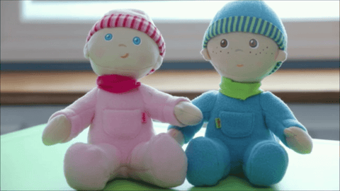 HABA Luis Snug-Up Doll, -- ANB Baby