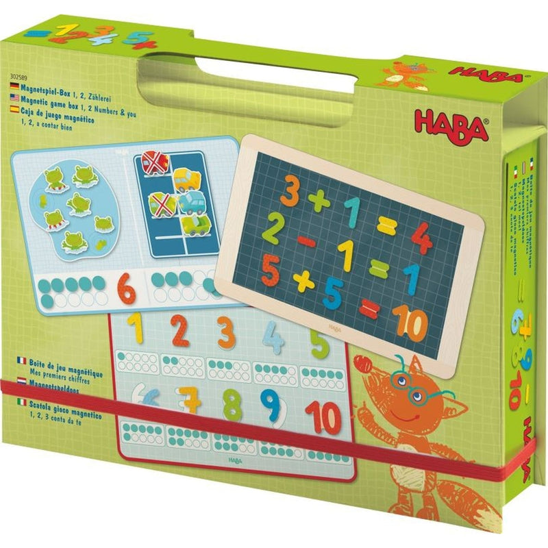 HABA Magnetic Game Box 1, 2 Numbers and You, -- ANB Baby