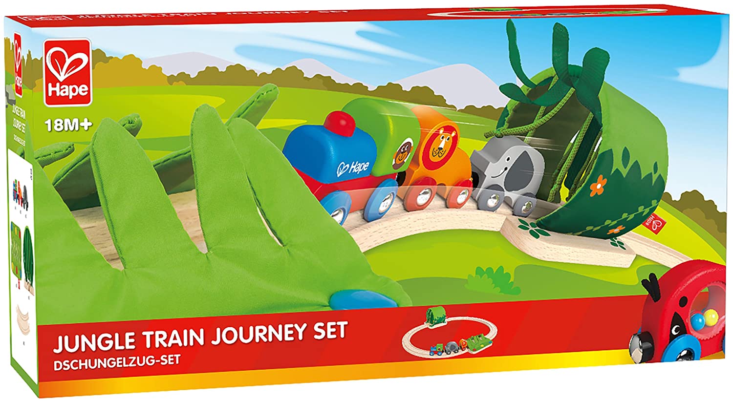 HAPE Jungle Train Journey Set, -- ANB Baby