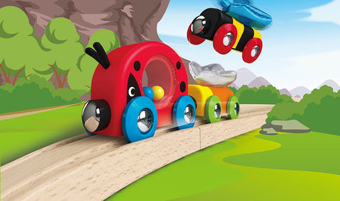 HAPE Ladybug and Friends Train, -- ANB Baby