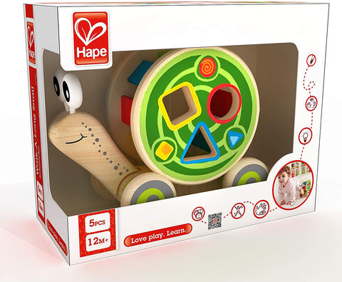 HAPE Walk ALong Snail Push and Pull Toys, -- ANB Baby