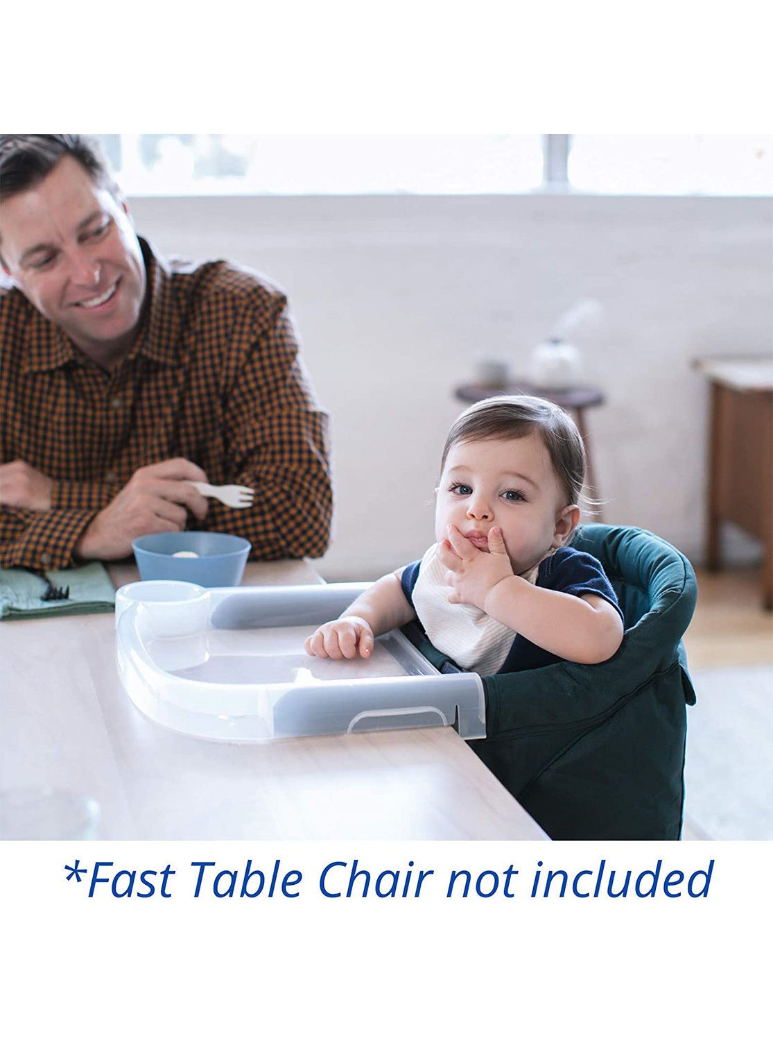 Inglesina Fast Table Chair Dining Tray Plus, Clear, -- ANB Baby