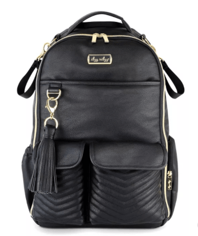 Itzy Ritzy Boss Backpack Large Diaper Bag, Jetsetter Black, -- ANB Baby