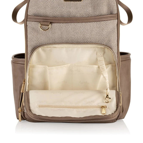 Itzy Ritzy Boss Plus Backpack Diaper Bag, Vanilla Latte, -- ANB Baby