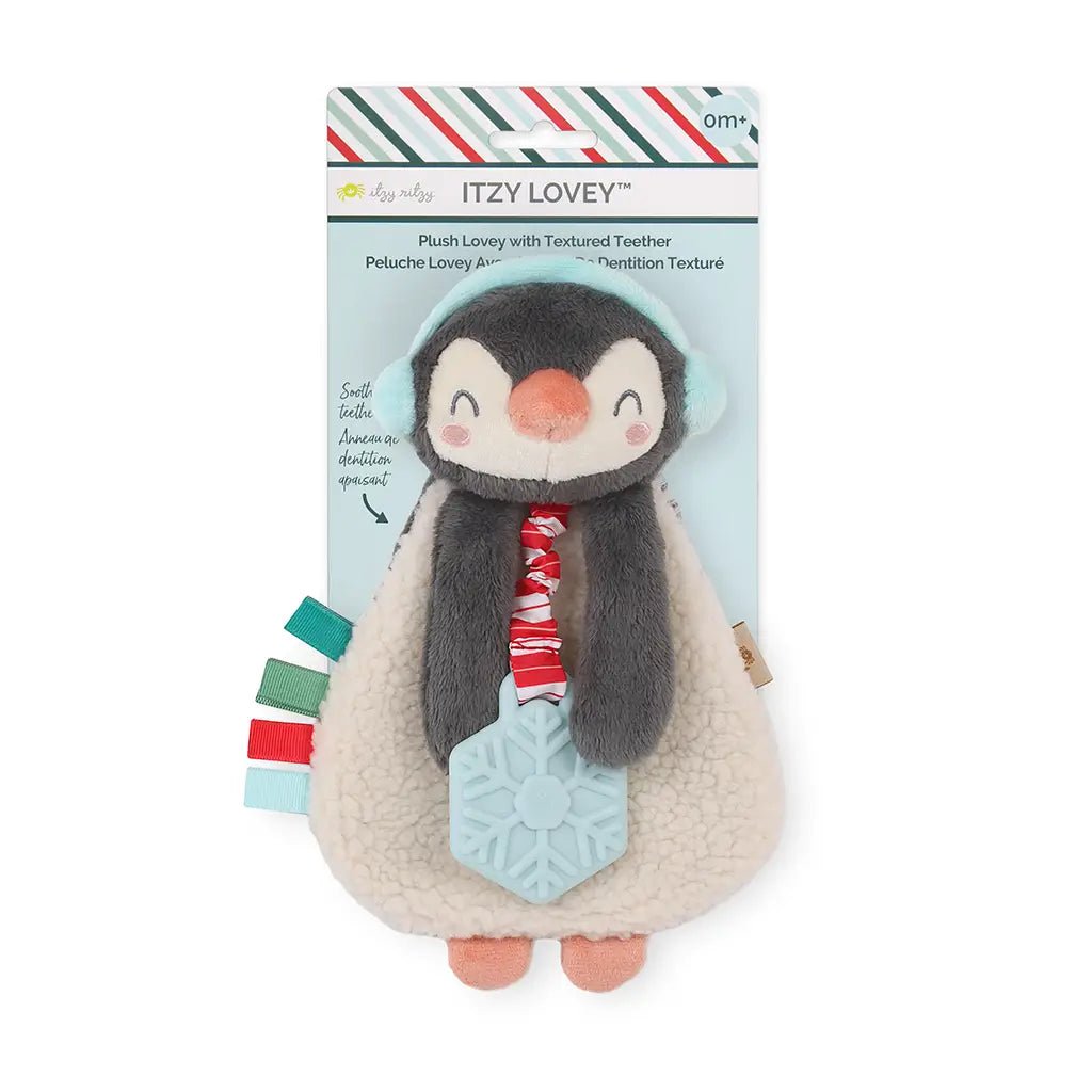 Itzy Ritzy Holiday Lovey, North the Penguin, -- ANB Baby