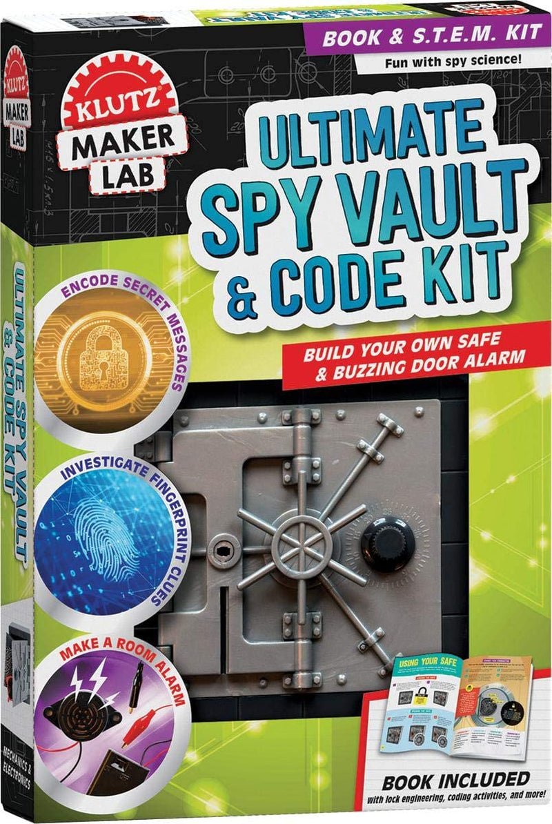 Klutz Maker Lab: Ultimate Spy Vault & Code Kit, -- ANB Baby