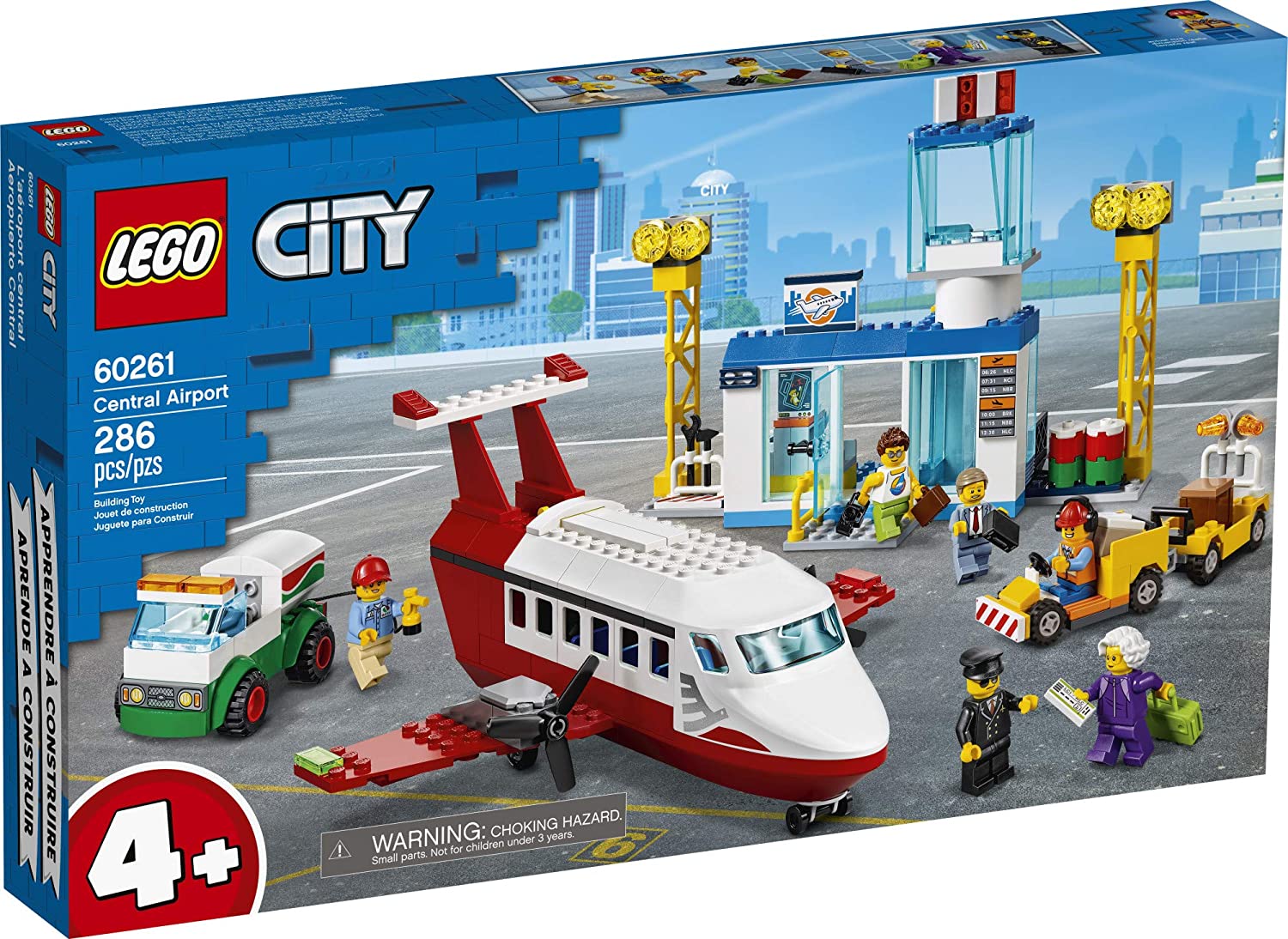 Lego City Central Airport Building Toy, 286 Pieces, -- ANB Baby