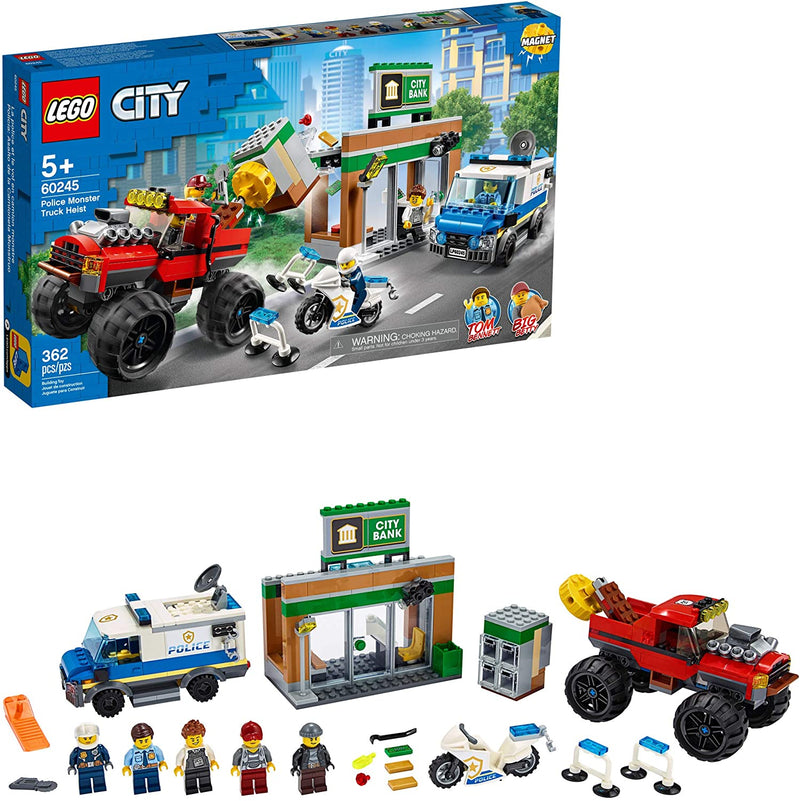 Lego City Police Monster Truck Heist Police Toy, 362 Pieces, -- ANB Baby