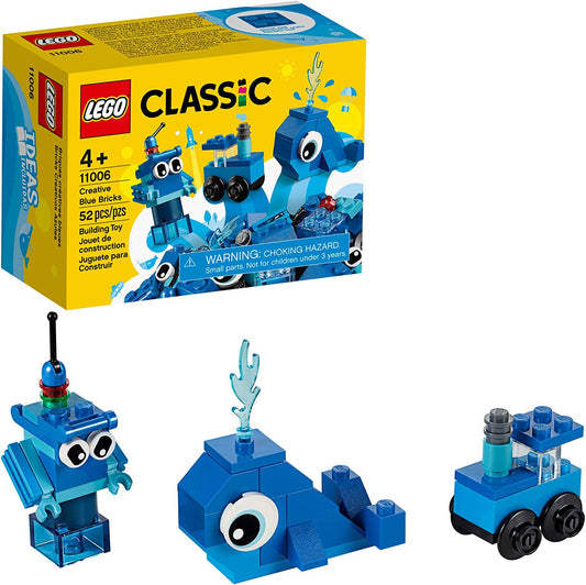 LEGO Classic Creative Blue Bricks (52 Pieces), -- ANB Baby