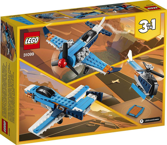 LEGO Creator 3-in-1 Propeller Plane (128 Pieces), -- ANB Baby