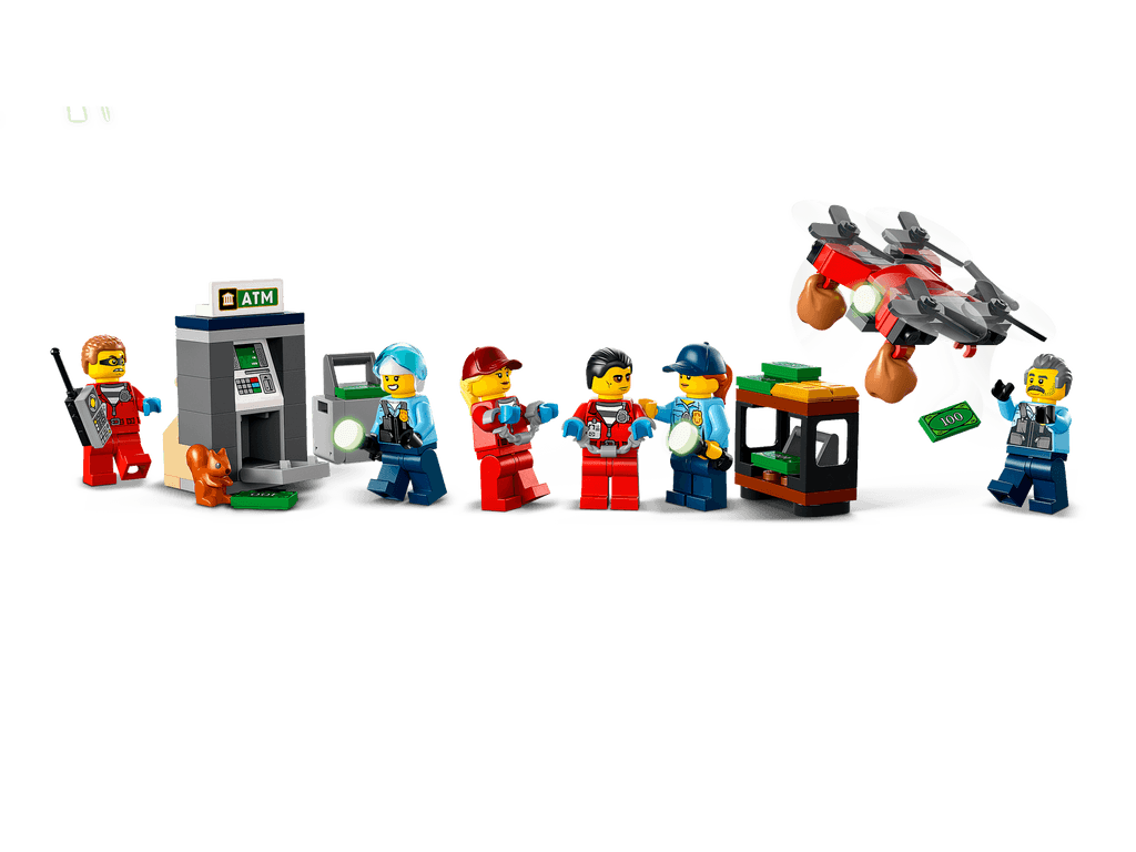Lego Police Chase at the Bank, -- ANB Baby