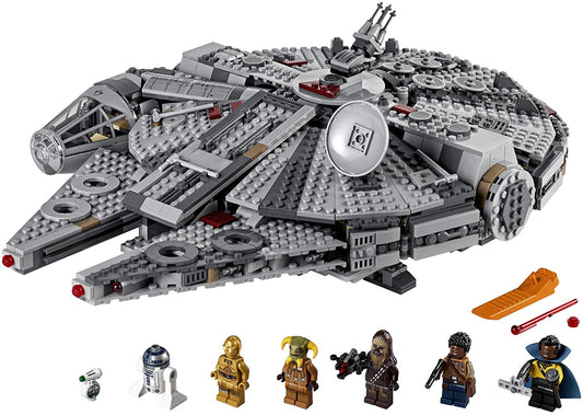 Lego Star Wars The Rise of Skywalker Millennium Falcon Starship Model Building Kit and Minifigures, 1351 Pieces, -- ANB Baby