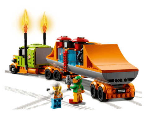 Lego Stunt Show Truck Building Set, 420-Pieces, -- ANB Baby