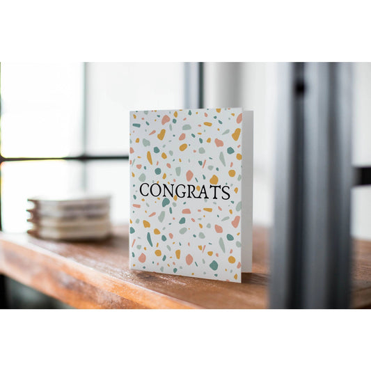 Lemon Milk Paper Congratulations Card, -- ANB Baby