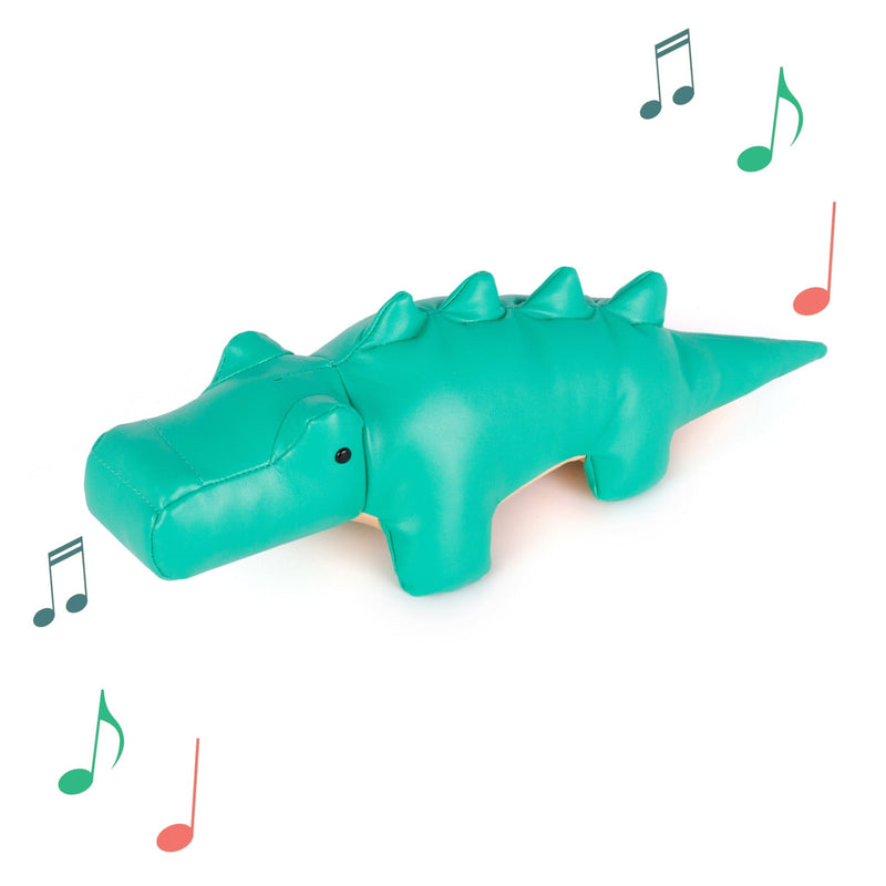 Little Big Friends Achille the Crocodile Soft Music Box, -- ANB Baby