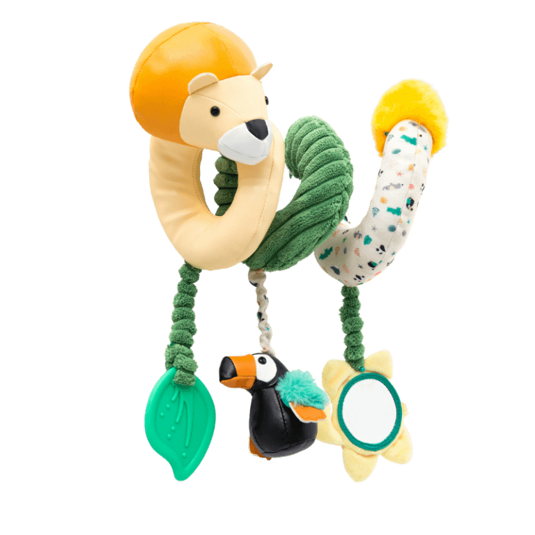 Little Big Friends Activity Spiral Jungle Animal, -- ANB Baby