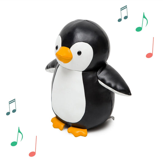 Little Big Friends Martin the Penguin Soft Music Box, -- ANB Baby