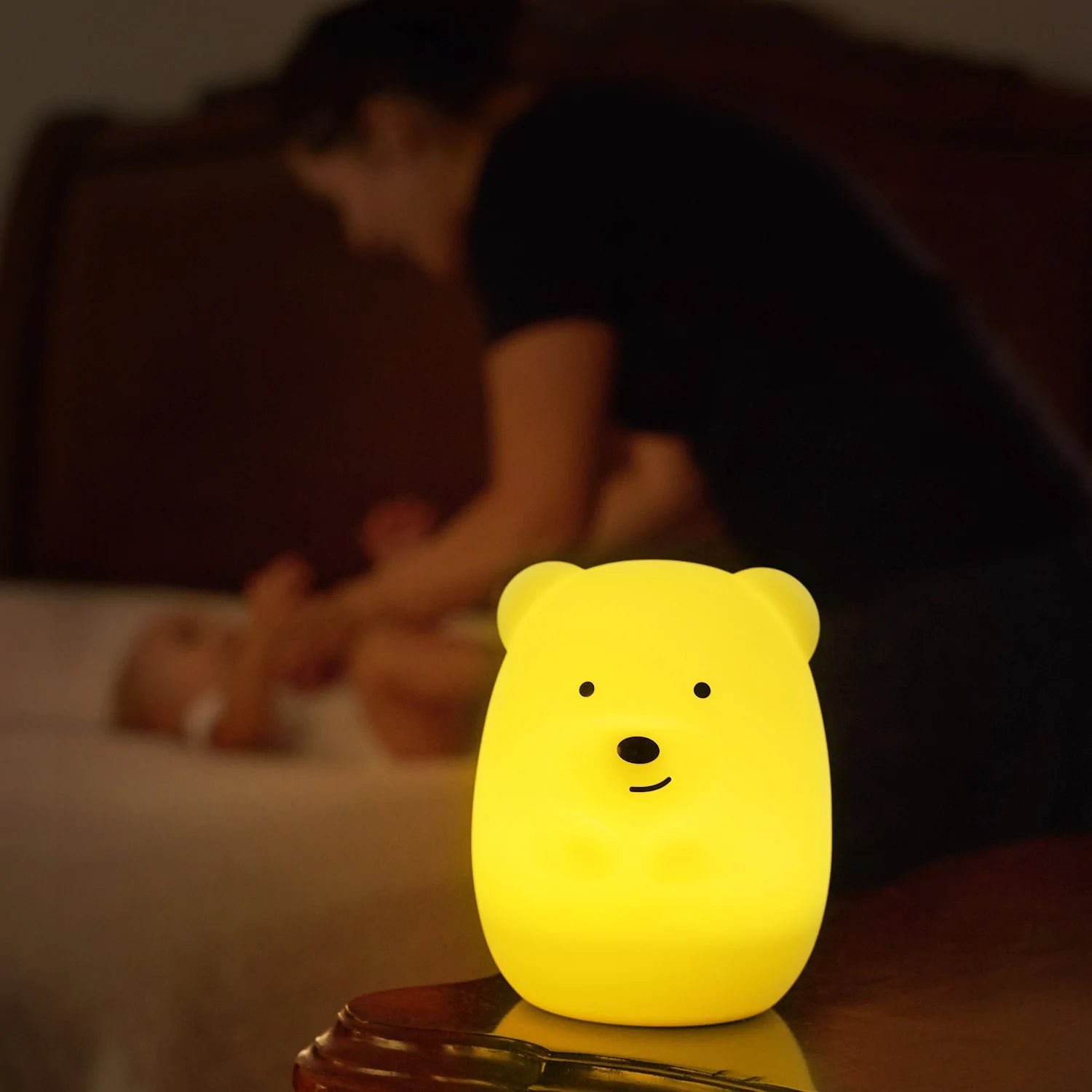 Lumi Pets Bear Night Light, -- ANB Baby