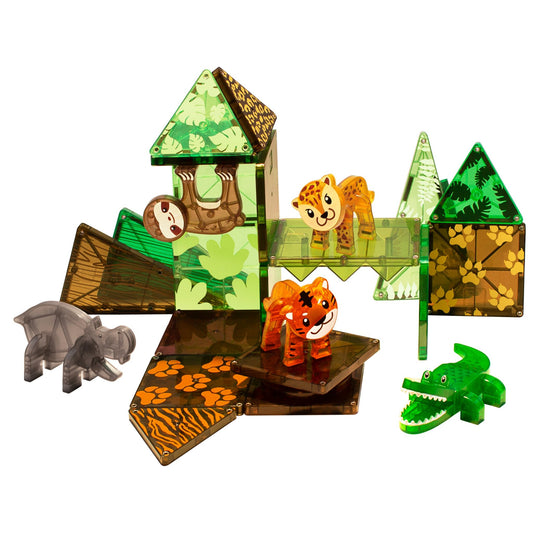 Magna-Tiles Jungle Animals, 25-Piece Set, -- ANB Baby