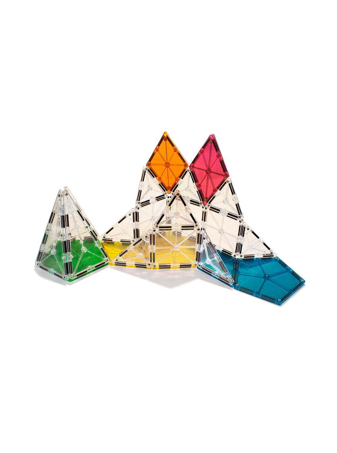 Magna-Tiles Polygons 8-Piece Expansion Set, -- ANB Baby