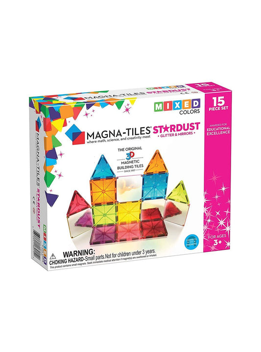 Magna-Tiles Stardust 15-Piece Set, -- ANB Baby