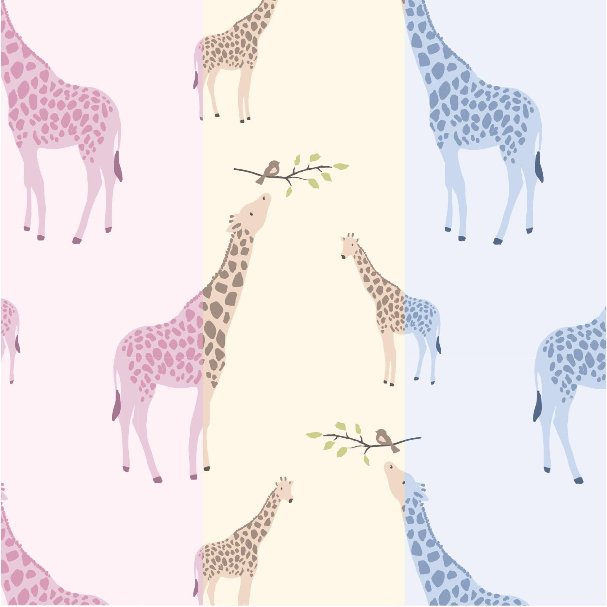 Magnetic Me Cream Jolie Giraffe Organic Cotton Magnetic Footie, -- ANB Baby