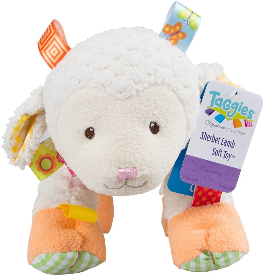 MARY MEYER Taggies Sherbet Lamb Toy, -- ANB Baby