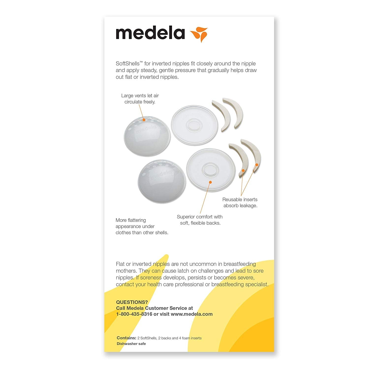 Medela SoftShells™ for Flat/Inverted Nipples, -- ANB Baby