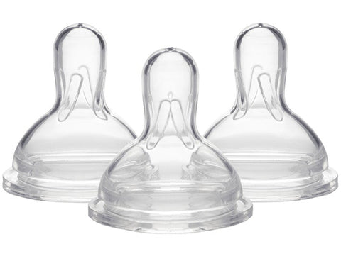 Medela Wide Base Nipples - Pack of 3, -- ANB Baby