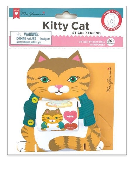 Mrs Grossmans Friends Kitty Cat Sticker, -- ANB Baby