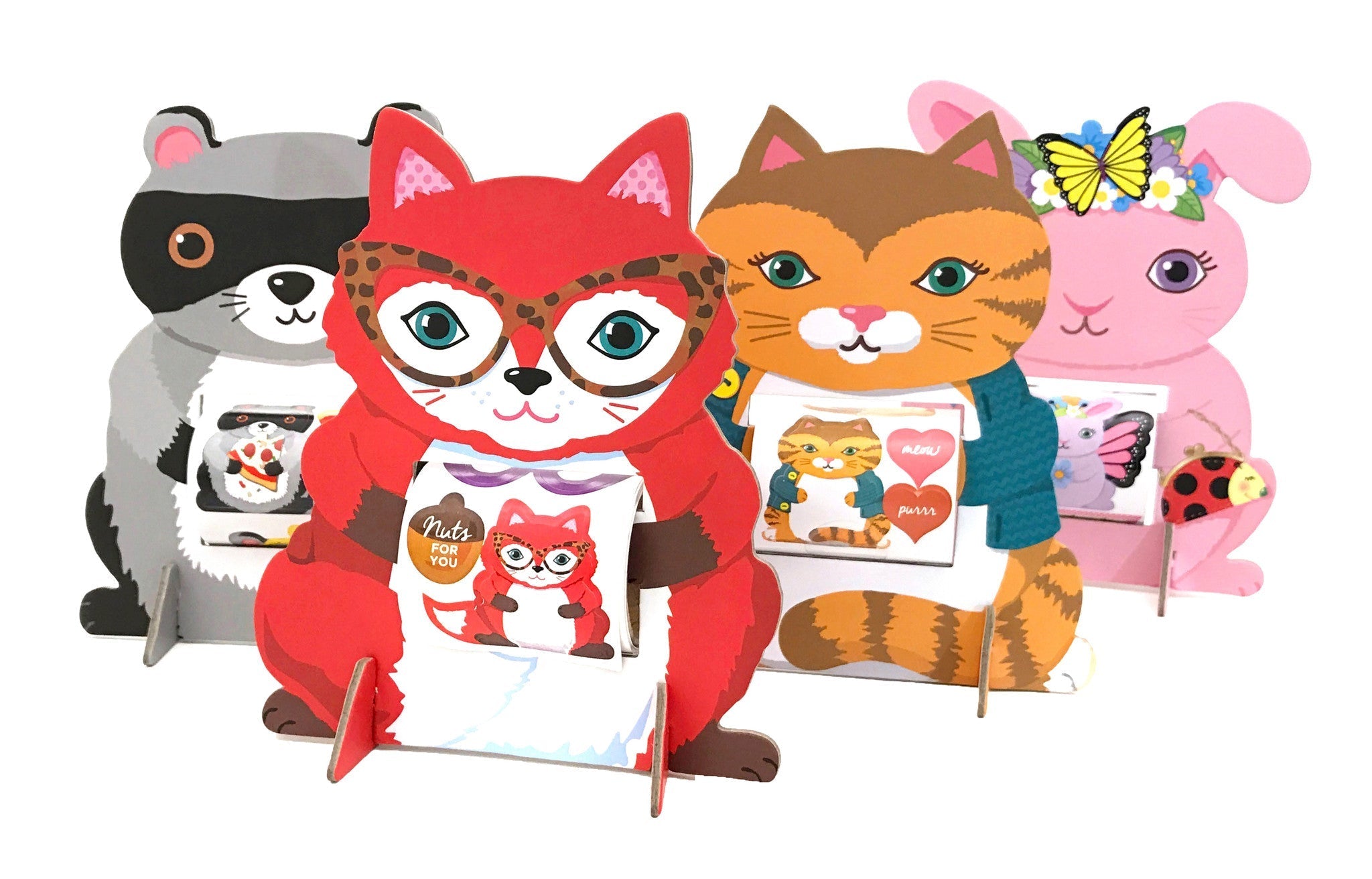 Mrs Grossmans Friends Kitty Cat Sticker, -- ANB Baby