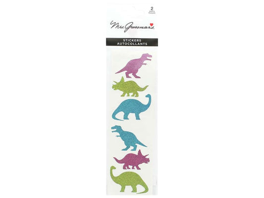 Mrs. Grossman's Strip of Dino Friends Stickers, -- ANB Baby