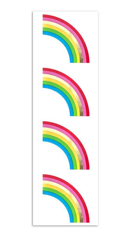 Mrs. Grossman's Strip of Gold Classic Rainbows Stickers, -- ANB Baby