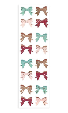 Mrs. Grossman's Strip of Rose Gold Bows Stickers, -- ANB Baby