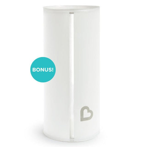 Munchkin Step Diaper Pail, White, -- ANB Baby