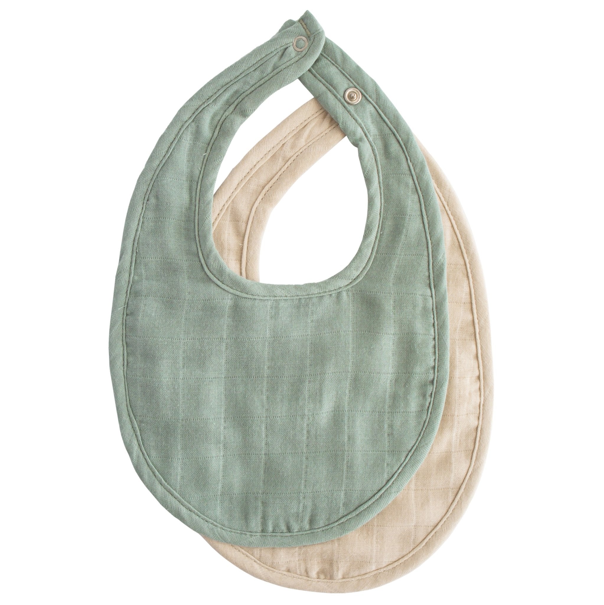 Mushie Muslin Bib 2 Pack, -- ANB Baby