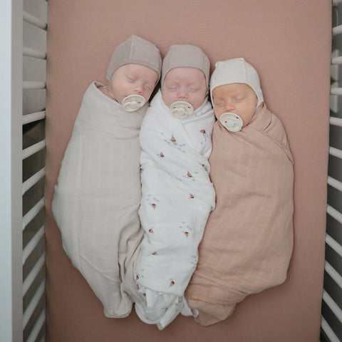 Mushie Muslin Swaddle Blanket, -- ANB Baby