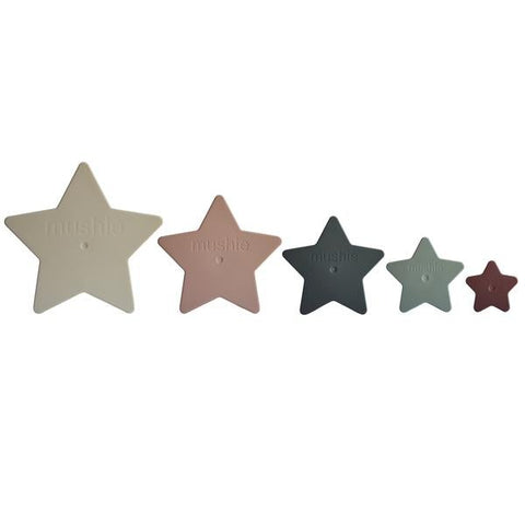 Mushie Nesting Stars Toy, -- ANB Baby