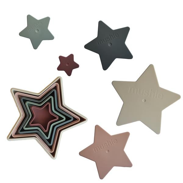 Mushie Nesting Stars Toy, -- ANB Baby