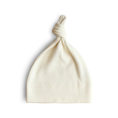 Mushie Ribbed Baby Beanie, -- ANB Baby