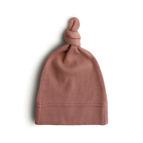 Mushie Ribbed Baby Beanie, -- ANB Baby