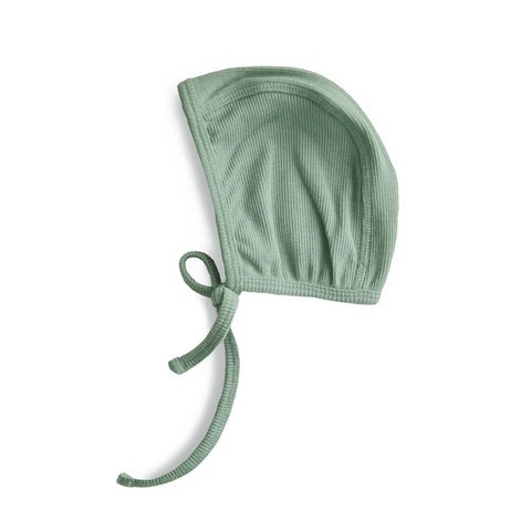 Mushie Ribbed Baby Bonnet, -- ANB Baby