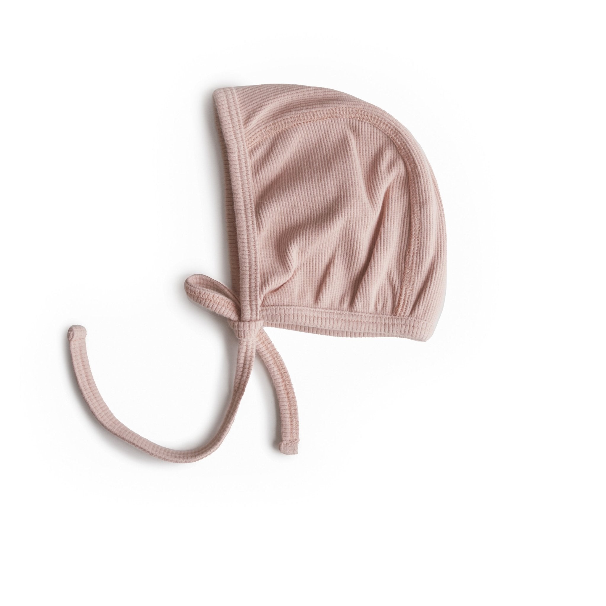 Mushie Ribbed Baby Bonnet, -- ANB Baby