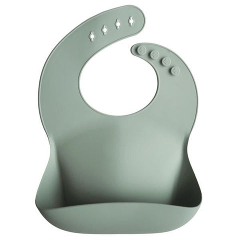 Mushie Silicone Baby Bib, -- ANB Baby