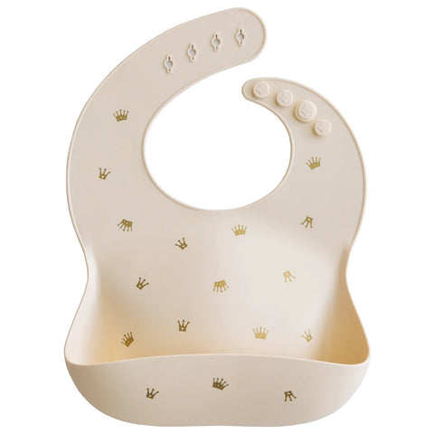 Mushie Silicone Baby Bib, -- ANB Baby