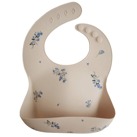 Mushie Silicone Baby Bib, -- ANB Baby