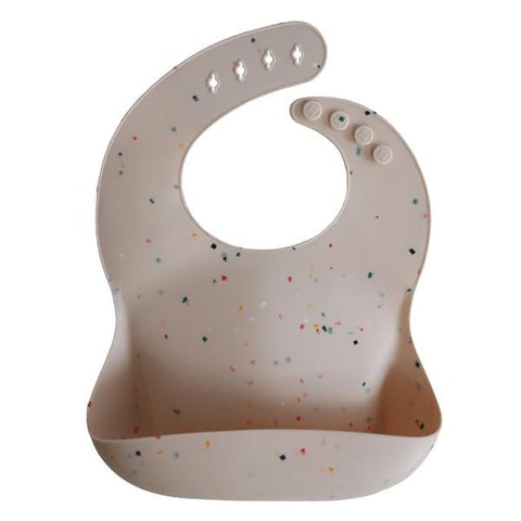 Mushie Silicone Baby Bib, -- ANB Baby